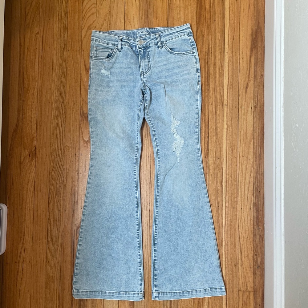 Light Blue Flared Jeans